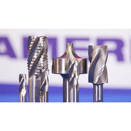 Ball End Mill, Center Cutting Single End, Series DWCF, 12 Diameter Cutter, 3116 Overall Length